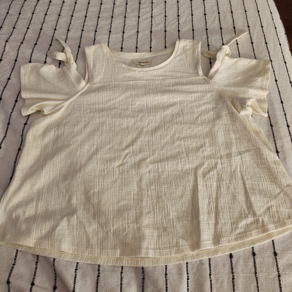 Madewell Cold Shoulder Top